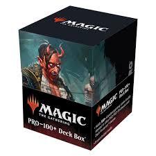 Ultra Pro - Kaldheim 100+ Deck Box for Magic: The Gathering Tibalt, Cosmic Impostor